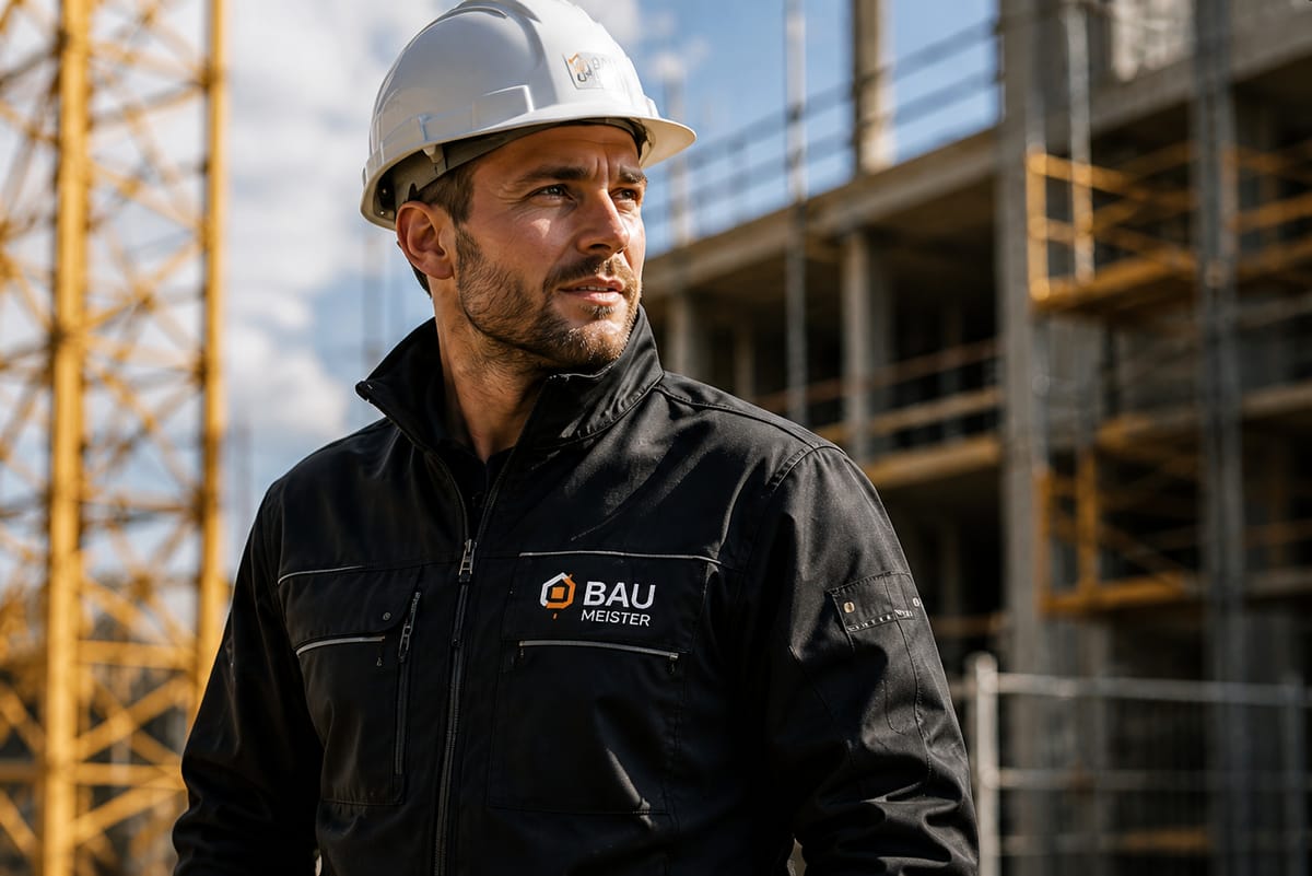 Handwerk & Bau: Arbeitskleidung mit gesticktem Firmenlogo